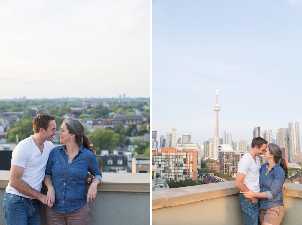 Toronto Engagement, City Skyline | www.lauraclarkephotos.com